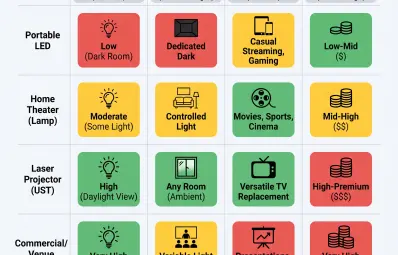 mini projector vs full-size projector: 2026 Comparison Guide