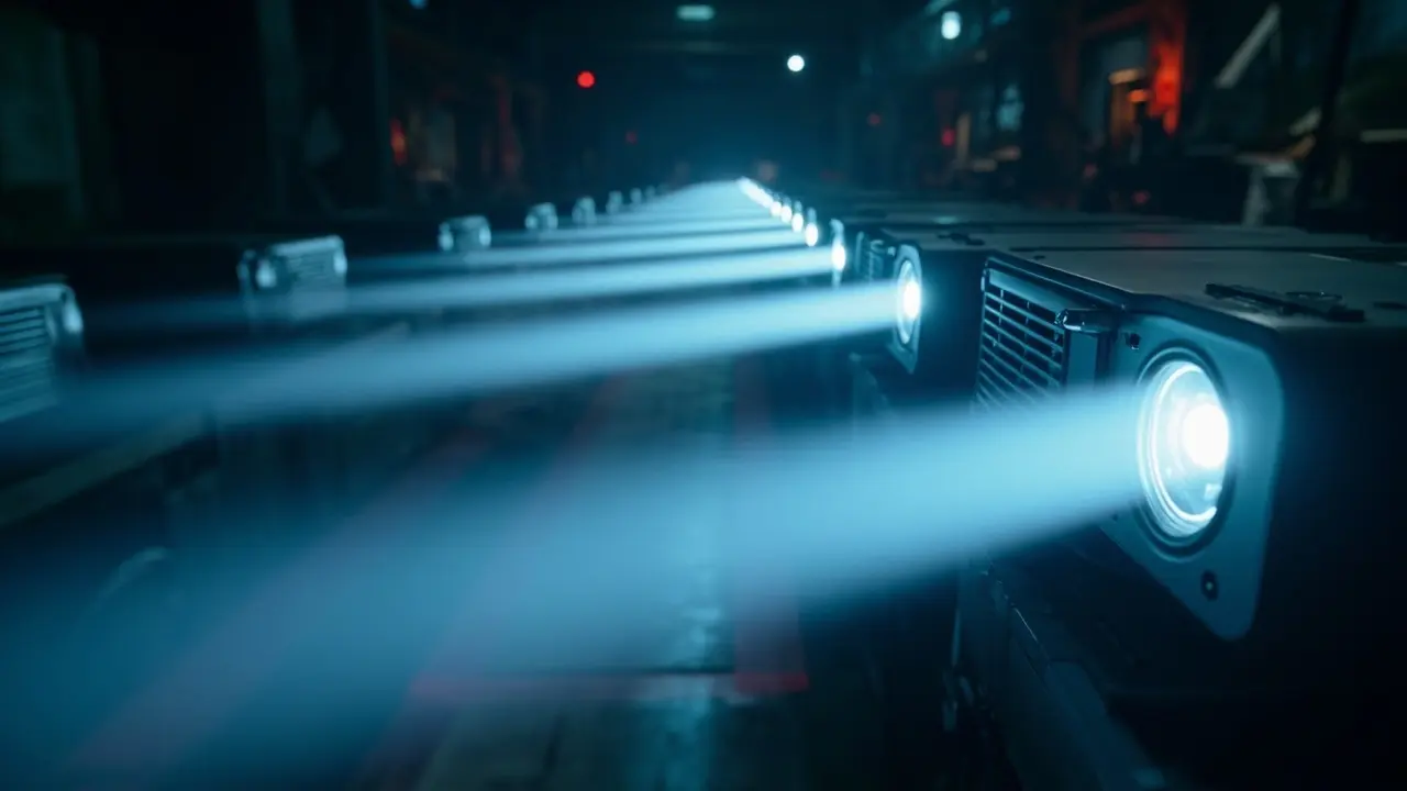 24-hour projector burn-in testing
