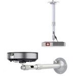 Adjustable Universal Projector Ceiling Mount Aluminum Alloy Bracket